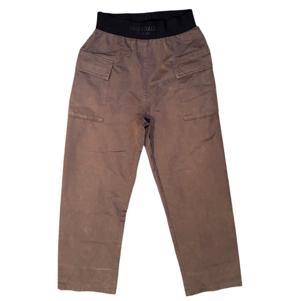 Fear of God ESSENTIALS Women's Utility Cargo Pants XS Taupe Brown